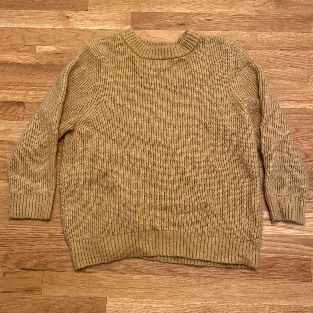 Topshop Tan Oversized Sweater